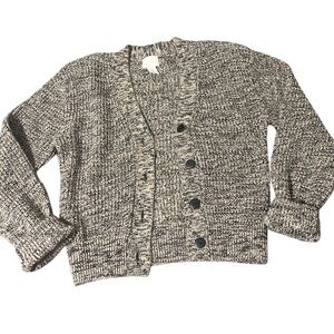 H&M XS cropped button up cardigan for fall
